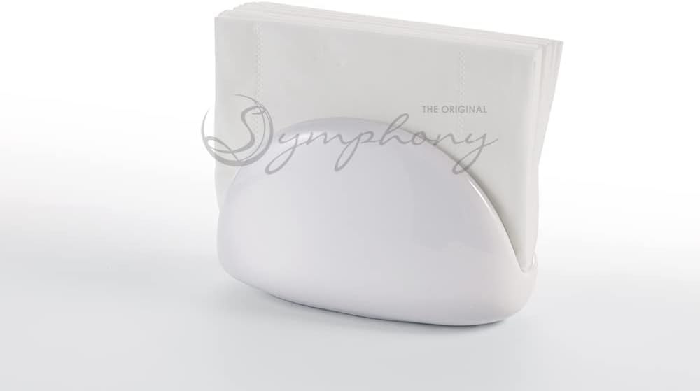 Symphony Elegant White Ceramic Napkin Holder – 13×5.5×8 cm - Al Kabayel Discount CentreSymphony Elegant White Ceramic Napkin Holder – 13×5.5×8 cmNapkin Holders & Tissue BoxSYMPHONYAl Kabayel Discount Centre