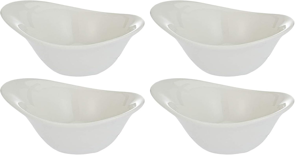Symphony Premium White Ceramic Modern Bowls – Set of 4 (13×5 cm) - Al Kabayel Discount CentreSymphony Premium White Ceramic Modern Bowls – Set of 4 (13×5 cm)BowlsSYMPHONYAl Kabayel Discount Centre