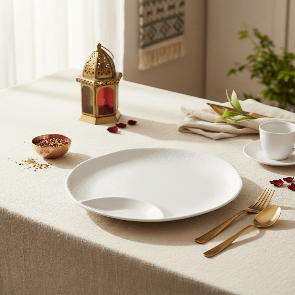 Symphony Round Plate White Ceramic Tile – 2" Round, 2.3 cm Thickness - Al Kabayel Discount CentreSymphony Round Plate White Ceramic Tile – 2" Round, 2.3 cm ThicknessPlatesSYMPHONYAl Kabayel Discount Centre