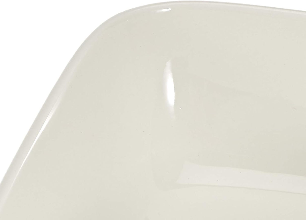 Symphony White Ceramic Bowl – 25 cm Square Design - Al Kabayel Discount CentreSymphony White Ceramic Bowl – 25 cm Square DesignBowlsSYMPHONYAl Kabayel Discount Centre