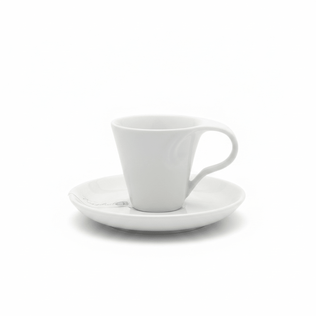 Symphony White Ceramic Espresso Cup & Saucer Set — 80ml - Al Kabayel Discount CentreSymphony White Ceramic Espresso Cup & Saucer Set — 80mlTea/Coffee SetsSYMPHONYAl Kabayel Discount Centre