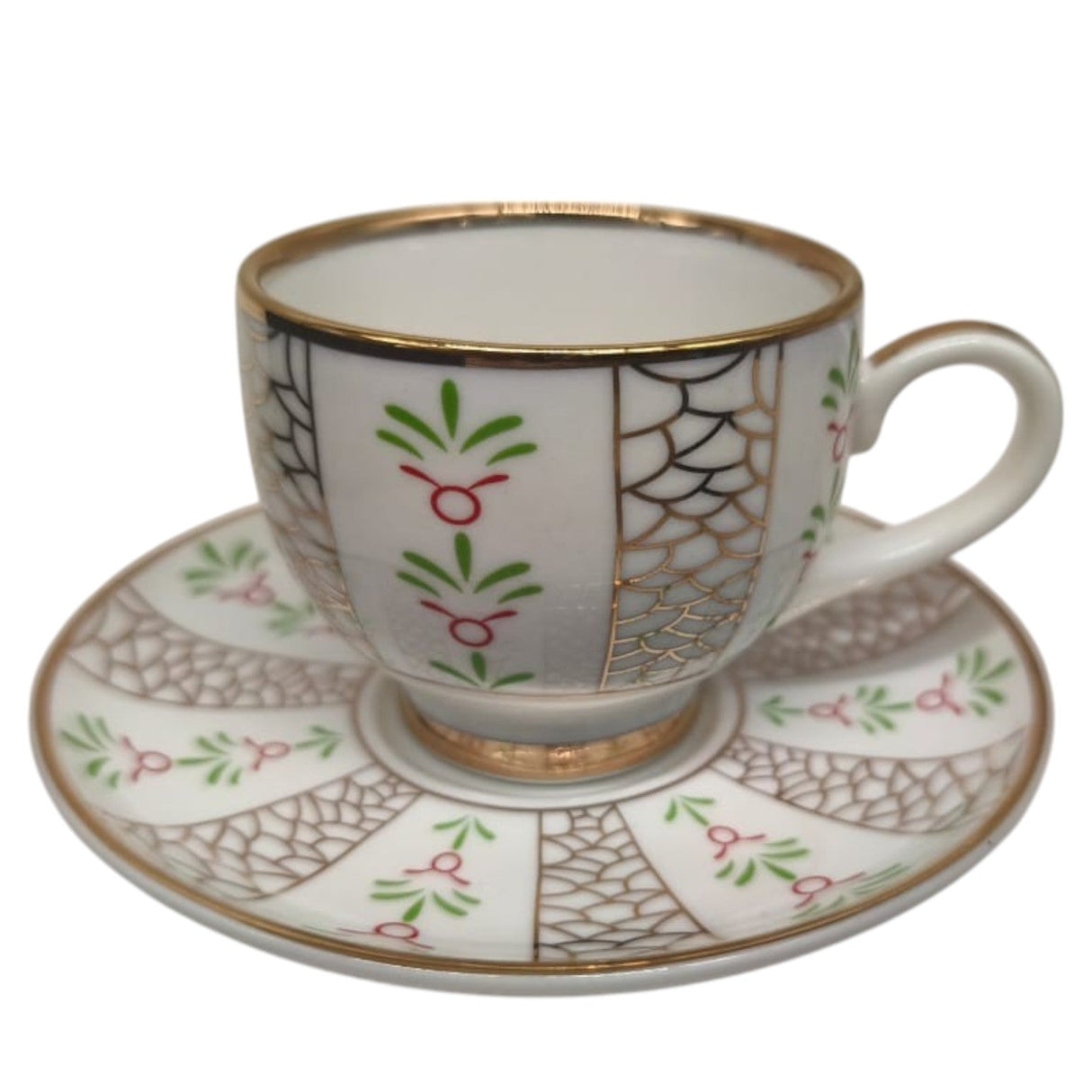 Tabuk Ceramic Cup and Saucer 12Pcs 6 Cups With 6 Saucers - 200ML - Al Kabayel Discount CentreTabuk Ceramic Cup and Saucer 12Pcs 6 Cups With 6 Saucers - 200MLTea CupsTABUKAl Kabayel Discount Centre