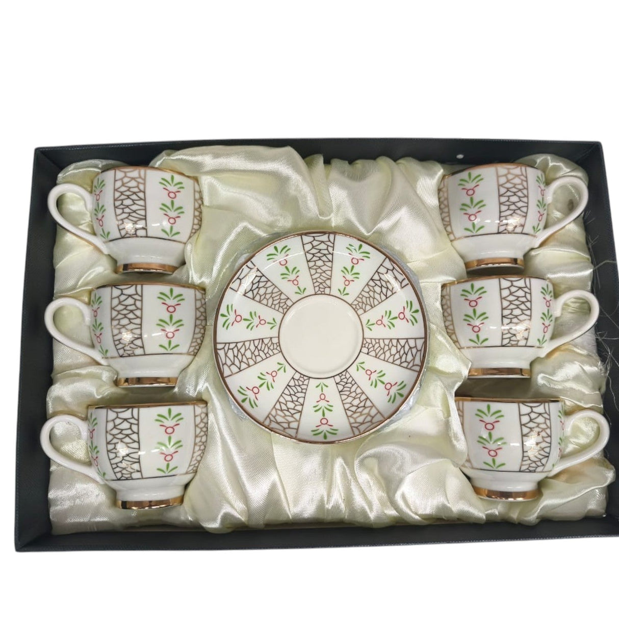 Tabuk Ceramic Cup and Saucer 12Pcs 6 Cups With 6 Saucers - 200ML - Al Kabayel Discount CentreTabuk Ceramic Cup and Saucer 12Pcs 6 Cups With 6 Saucers - 200MLTea CupsTABUKAl Kabayel Discount Centre