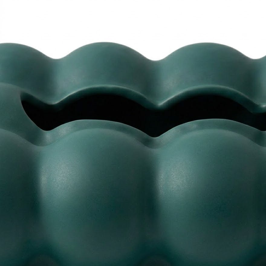 Teal Green Bubble Cluster Ceramic Napkin Holder – 20×16×10 cm - Al Kabayel Discount CentreTeal Green Bubble Cluster Ceramic Napkin Holder – 20×16×10 cmNapkin Holders & Tissue BoxAKDCAl Kabayel Discount Centre