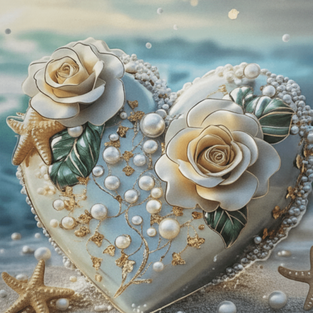 Teal & Ivory Pearl Heart Paper Gift Bag - 23×18cm - Al Kabayel Discount CentreTeal & Ivory Pearl Heart Paper Gift Bag - 23×18cmPacking & Wrapping SuppliesAKDCAl Kabayel Discount Centre