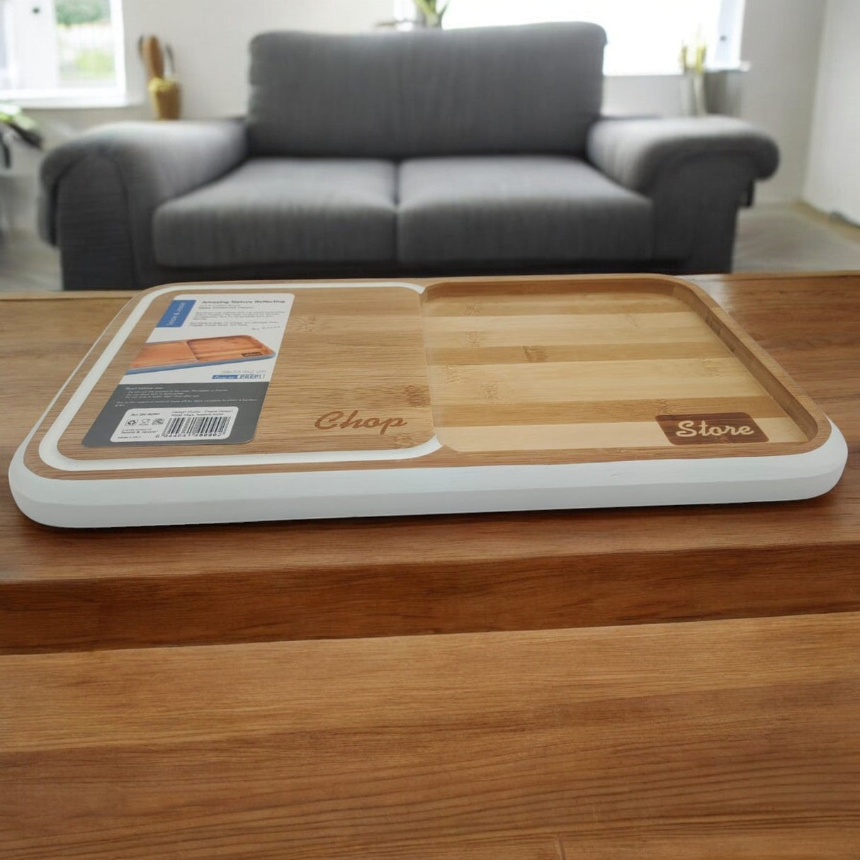 Tessie & Jessie Wooden Chop & Store Cutting Board 39cmX24cm - White&Wooden - Al Kabayel Discount CentreTessie & Jessie Wooden Chop & Store Cutting Board 39cmX24cm - White&WoodenKitchen Utensils & GadgetsTESSIE&JESSIEAl Kabayel Discount Centre