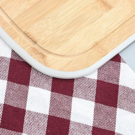 Tessie & Jessie Wooden Cutting Board 43cmX23cm - White&Wooden - Al Kabayel Discount CentreTessie & Jessie Wooden Cutting Board 43cmX23cm - White&WoodenKitchen Utensils & GadgetsTESSIE&JESSIEAl Kabayel Discount Centre