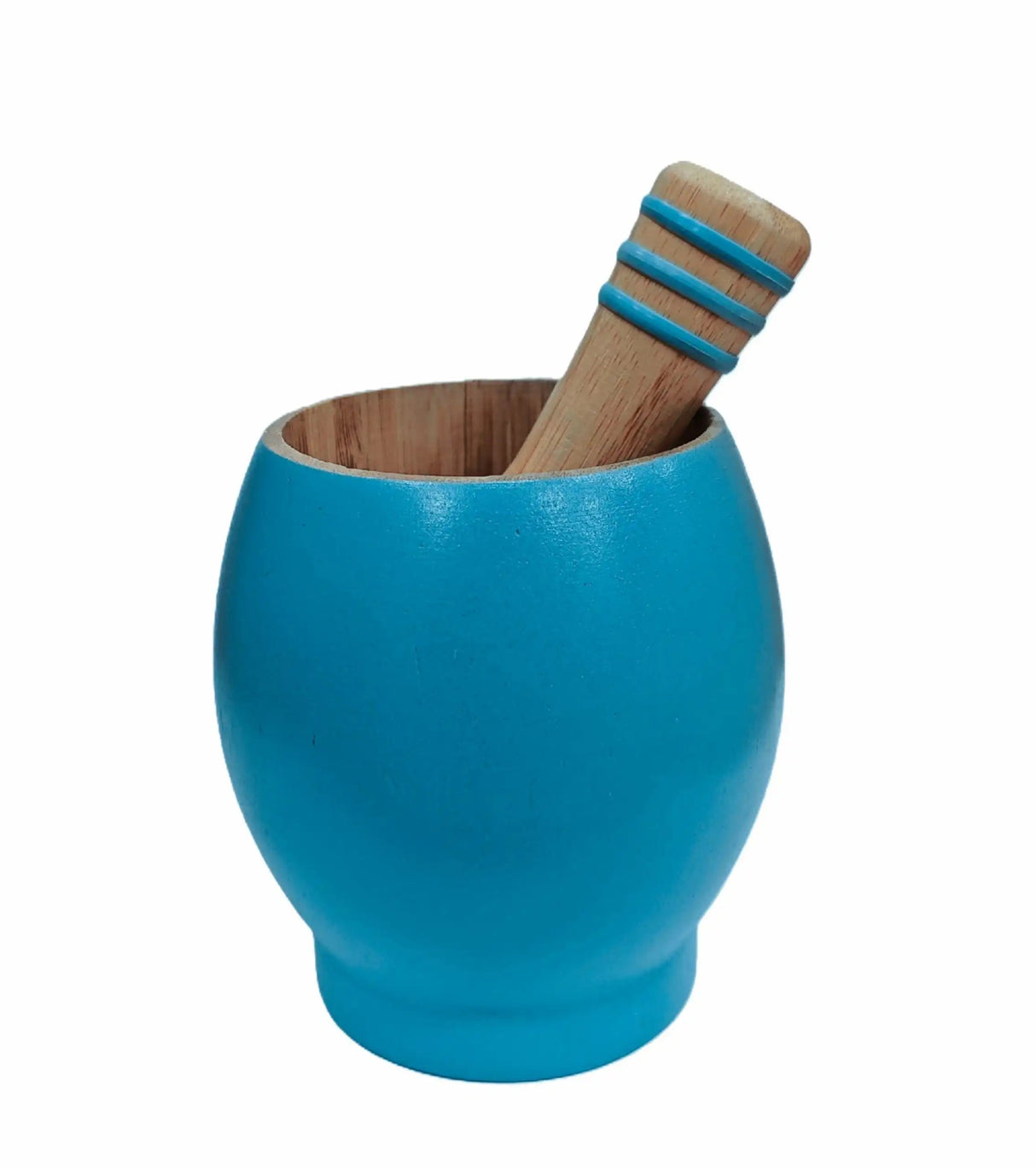 Tessie & Jessie Wooden Mortar Pestle 10cm - Blue&Wooden - Al Kabayel Discount CentreTessie & Jessie Wooden Mortar Pestle 10cm - Blue&WoodenKitchen Utensils & GadgetsTESSIE&JESSIEAl Kabayel Discount Centre