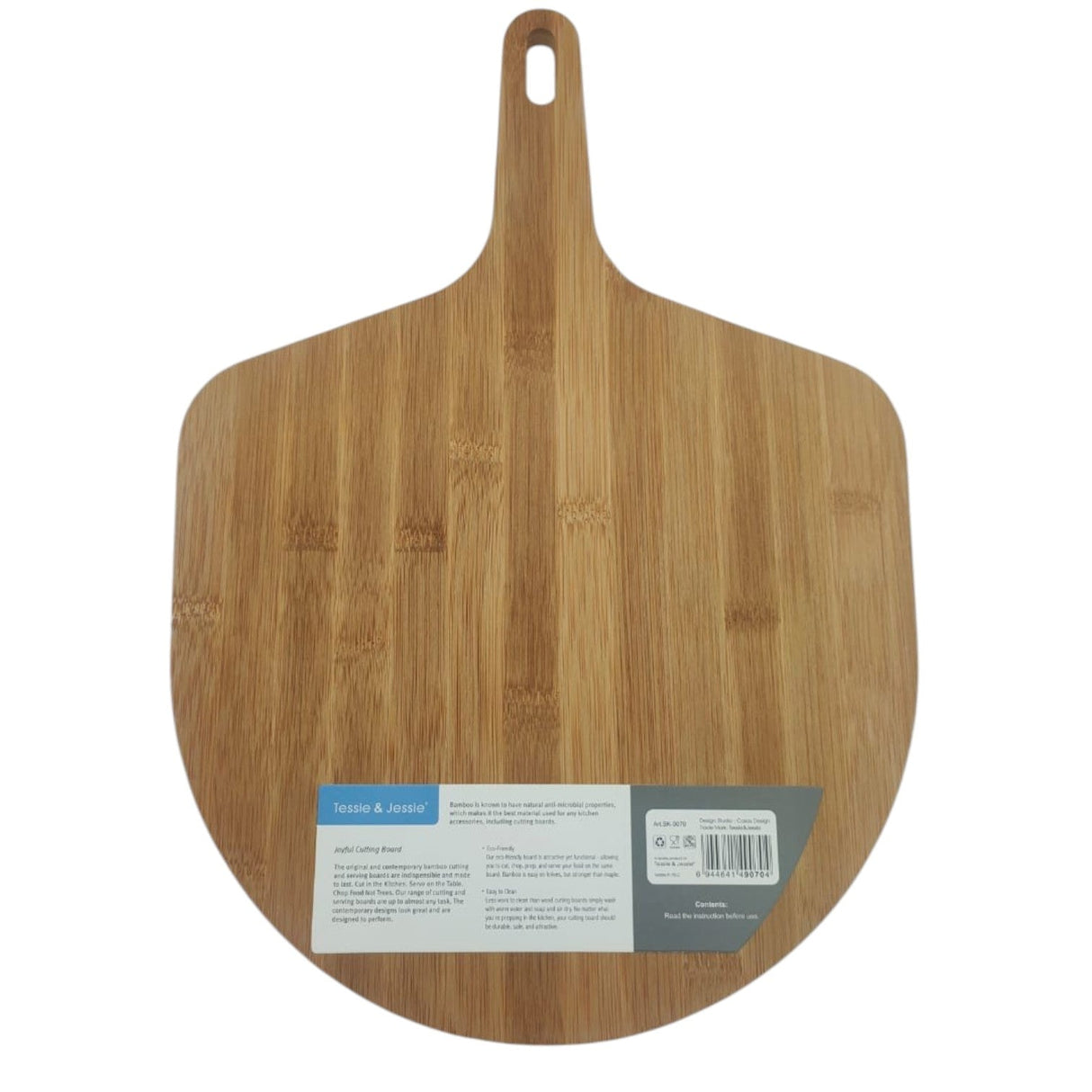 Tessie & Jessie Wooden Pizza Cutting Board 43cmX30cm - White&Wooden - Al Kabayel Discount CentreTessie & Jessie Wooden Pizza Cutting Board 43cmX30cm - White&WoodenKitchen Utensils & GadgetsTESSIE&JESSIEAl Kabayel Discount Centre