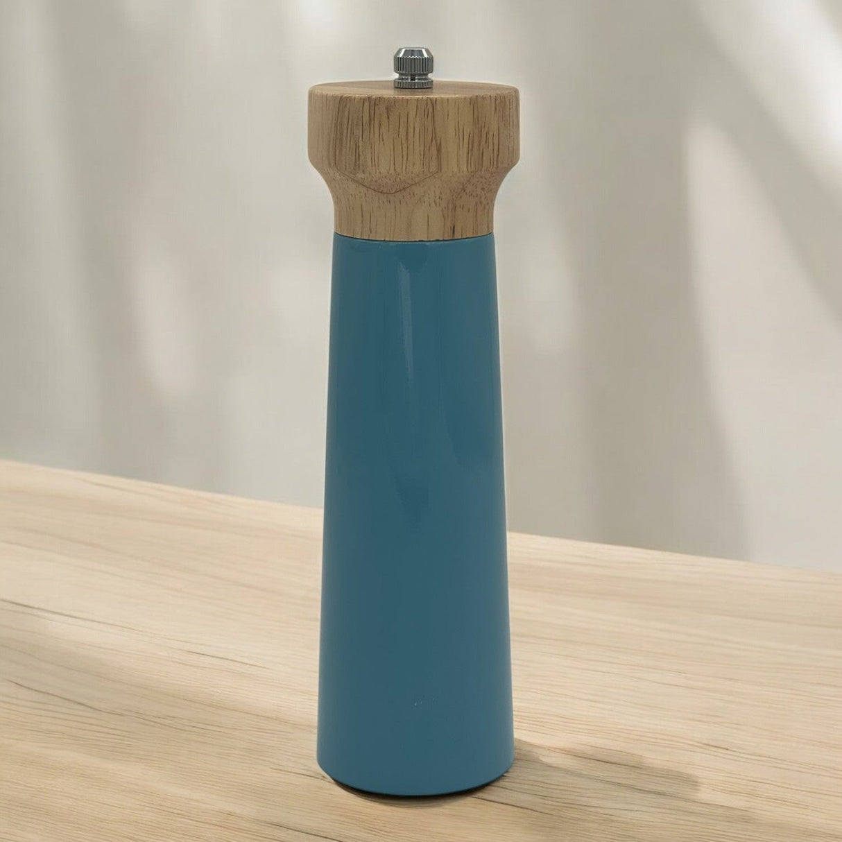 Tessie & Jessie Wooden Salt & Pepper Grinder - 20cmX6cm - Blue&Wooden - Al Kabayel Discount CentreTessie & Jessie Wooden Salt & Pepper Grinder - 20cmX6cm - Blue&WoodenKitchen Utensils & GadgetsTESSIE & JESSIEAl Kabayel Discount Centre