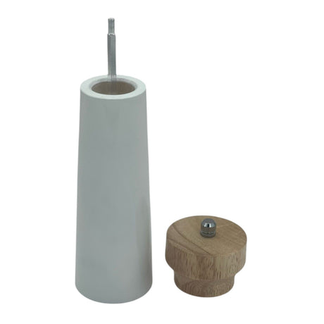 Tessie & Jessie Wooden Salt & Pepper Grinder - 20cmX6cm - White&Wooden - Al Kabayel Discount CentreTessie & Jessie Wooden Salt & Pepper Grinder - 20cmX6cm - White&WoodenKitchen Utensils & GadgetsTESSIE & JESSIEAl Kabayel Discount Centre