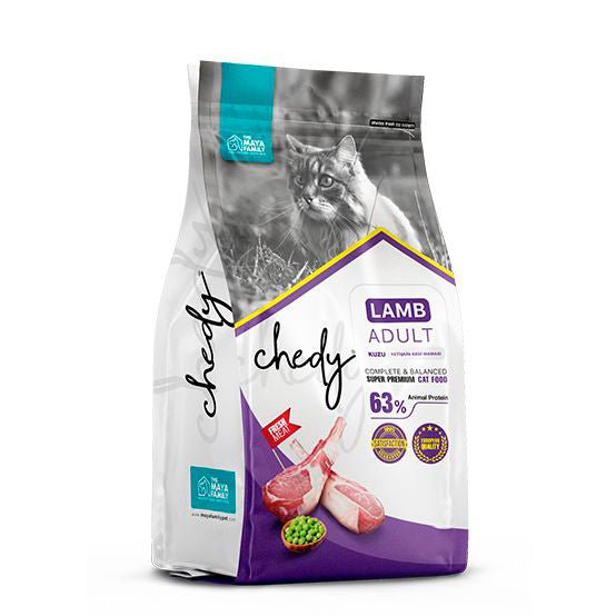 THE MAYA FAMILY Adult Cat Food, ChéDy Fresh Lamb Meat Recipe 1.5 KG - Al Kabayel Discount CentreTHE MAYA FAMILY Adult Cat Food, ChéDy Fresh Lamb Meat Recipe 1.5 KGPet SuppliesTHE MAYA FAMILYAl Kabayel Discount Centre