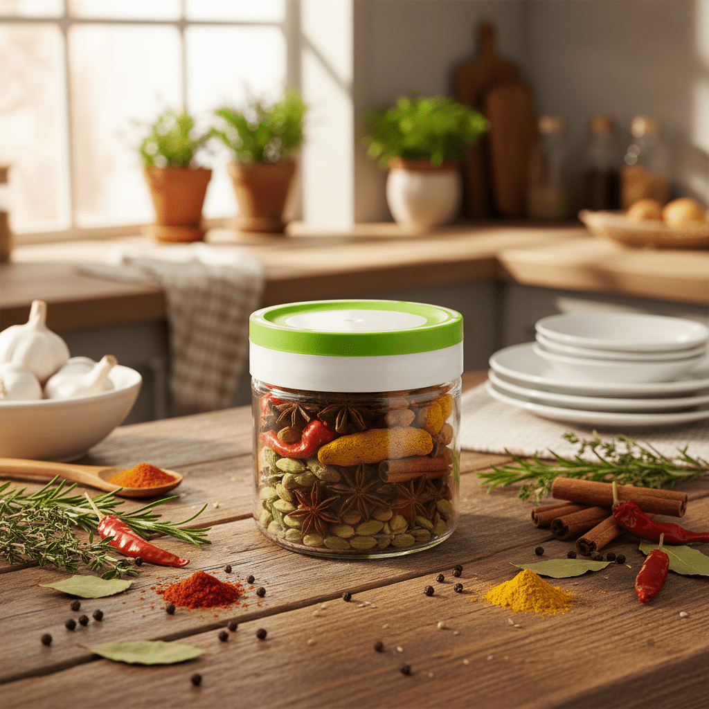 Titiz Fourlines Borosilicate Glass Storage Jar with Non-Spill Airtight Plastic Lid – 300ml | Green / Blue / Red / Black - Al Kabayel Discount CentreTitiz Fourlines Borosilicate Glass Storage Jar with Non-Spill Airtight Plastic Lid – 300ml | Green / Blue / Red / BlackJars & Food SaversTITIZAl Kabayel Discount Centre