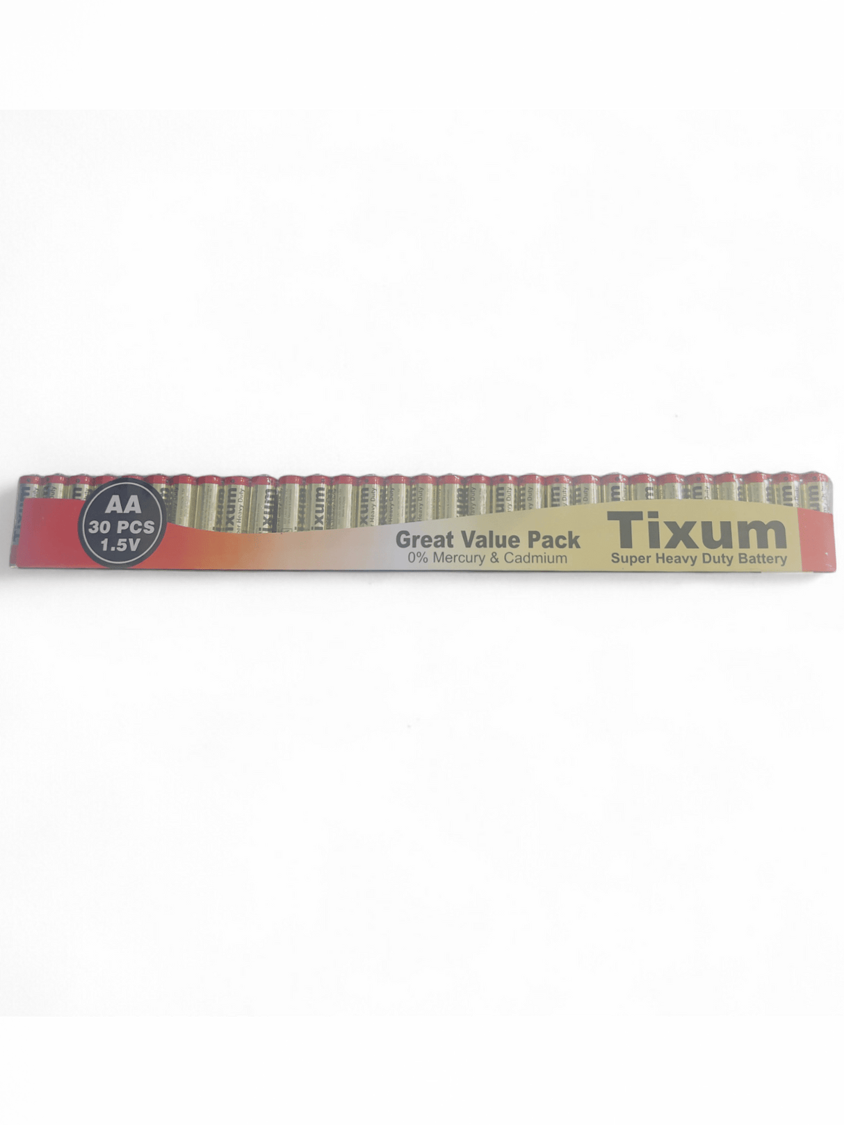 TIXUM AA Super Heavy Duty Battery 1.5V, Pack of 30 - Al Kabayel Discount CentreTIXUM AA Super Heavy Duty Battery 1.5V, Pack of 30BatteriesTIXUMAl Kabayel Discount Centre
