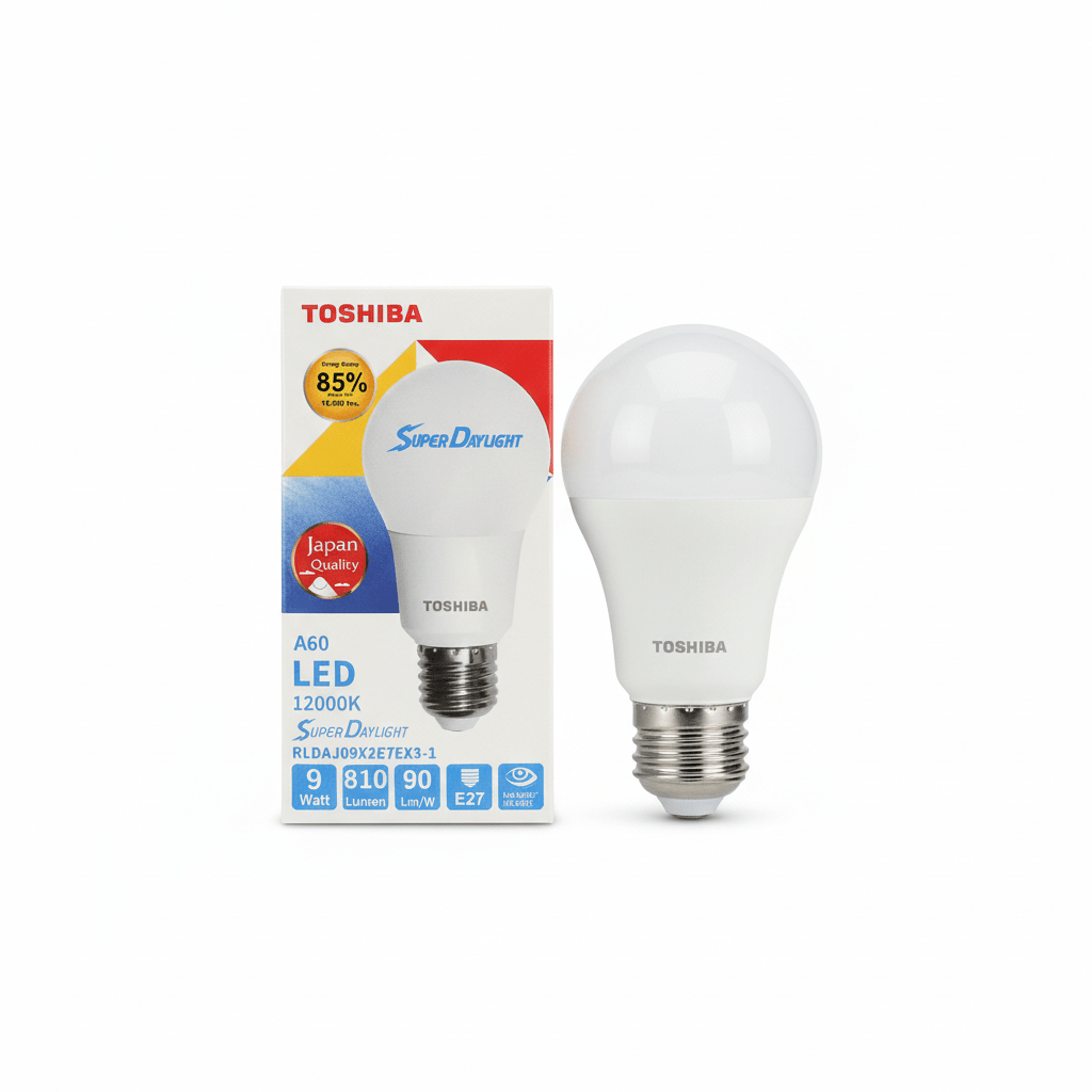 Toshiba 9W Led Bulb Super Day Light E27 - Al Kabayel Discount CentreToshiba 9W Led Bulb Super Day Light E27Light BulbsTOSHIBAAl Kabayel Discount Centre