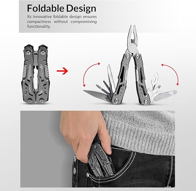 TRAVELER 15 - Function Pliers Tool, Stainless Steel - Al Kabayel Discount CentreTRAVELER 15 - Function Pliers Tool, Stainless SteelHand ToolsTRAVELERAl Kabayel Discount Centre