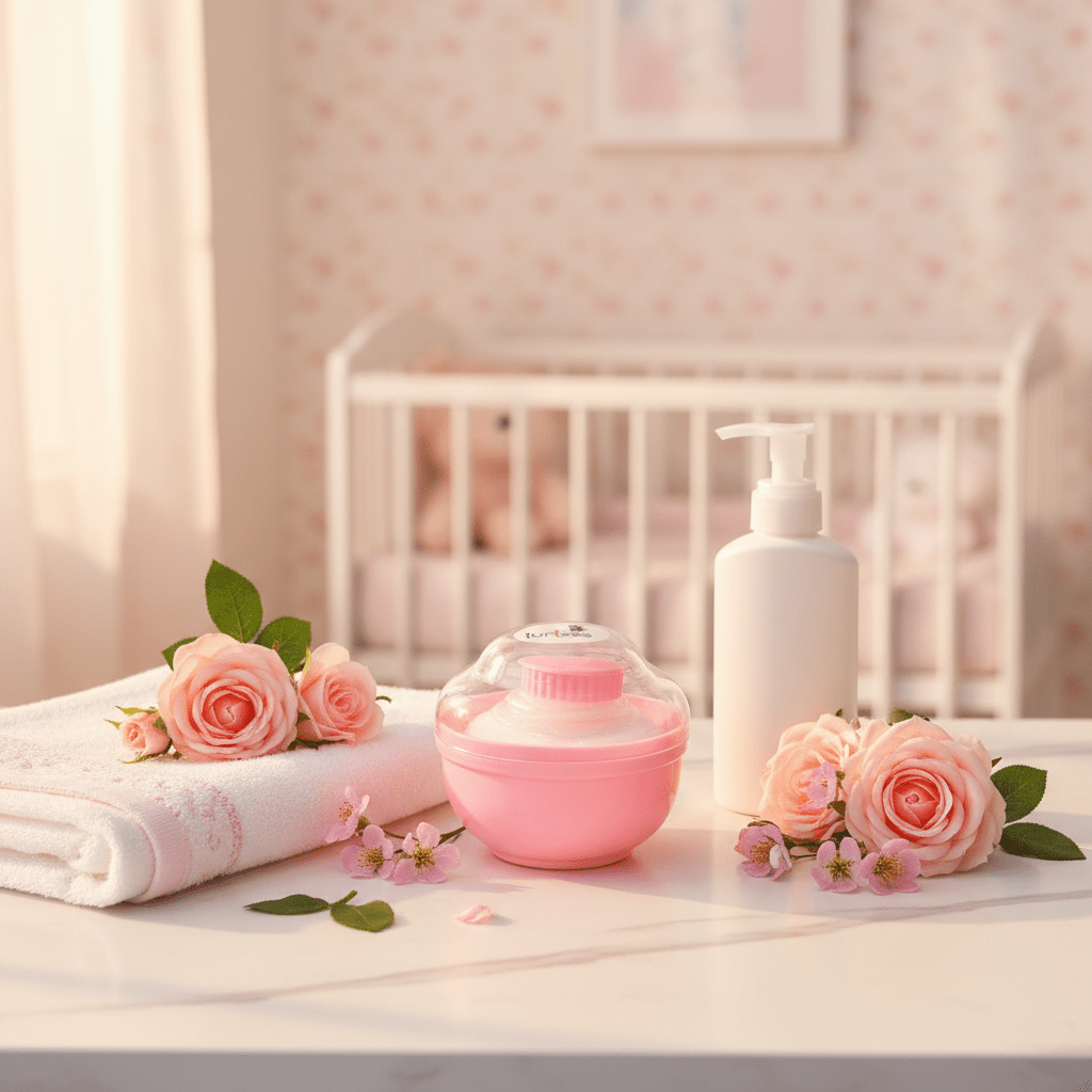 Turtees Baby Premium Powder Puff – Pink - Al Kabayel Discount CentreTurtees Baby Premium Powder Puff – PinkBaby ProductsTURTEESAl Kabayel Discount Centre