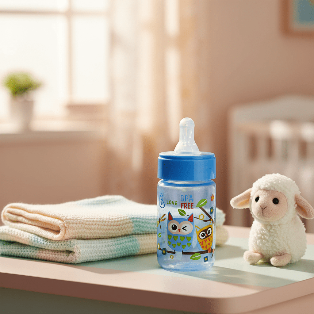 Turtees Kids Feeding Bottle – Plastic, 125ml, Blue - Al Kabayel Discount CentreTurtees Kids Feeding Bottle – Plastic, 125ml, BlueBaby ProductsTURTEESAl Kabayel Discount Centre