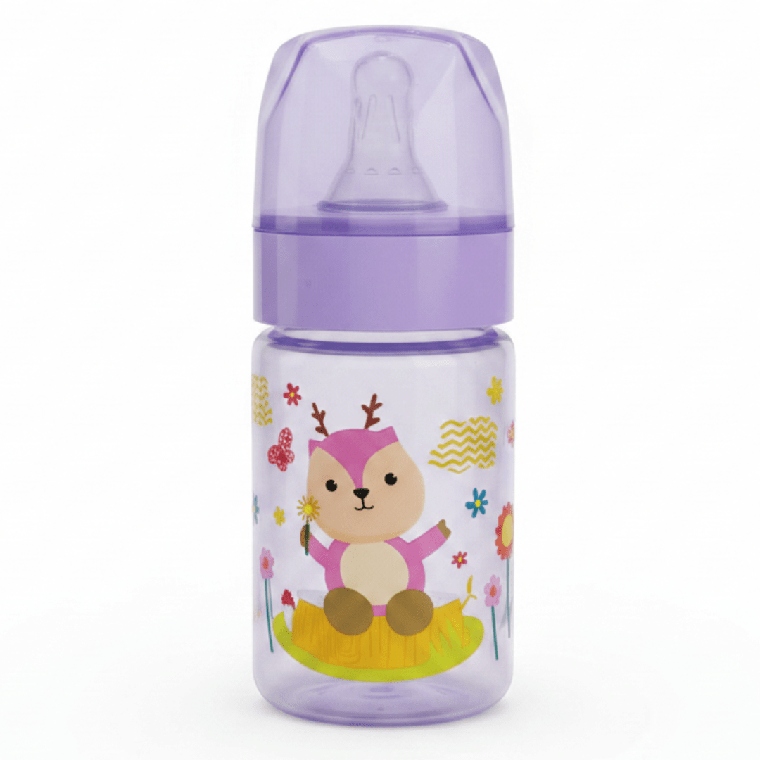 Turtees Kids Feeding Bottle – Plastic 125ml | Violet - Al Kabayel Discount CentreTurtees Kids Feeding Bottle – Plastic 125ml | VioletBaby ProductsTURTEESAl Kabayel Discount Centre