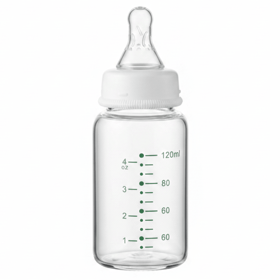 Turtees Kids Glass Feeding Bottle 120ml (4oz) - Al Kabayel Discount CentreTurtees Kids Glass Feeding Bottle 120ml (4oz)Baby ProductsTURTEESAl Kabayel Discount Centre