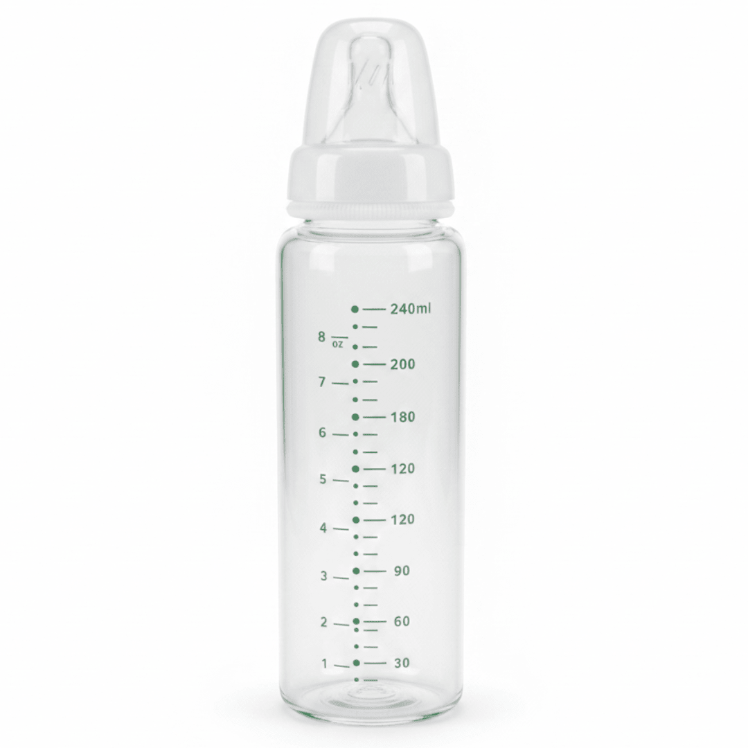 Turtees Kids Glass Feeding Bottle 240ml (8oz) - Al Kabayel Discount CentreTurtees Kids Glass Feeding Bottle 240ml (8oz)Baby ProductsTURTEESAl Kabayel Discount Centre