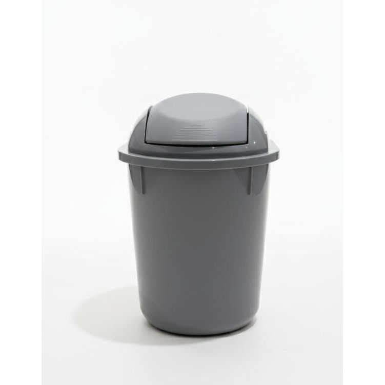 UFO 22 Litre Swing Dustbin – Durable Plastic Waste Bin 32.5x46.5 cm, Gray Color, for Home & Office Use - Al Kabayel Discount CentreUFO 22 Litre Swing Dustbin – Durable Plastic Waste Bin 32.5x46.5 cm, Gray Color, for Home & Office UseTrash CanUFOAl Kabayel Discount Centre