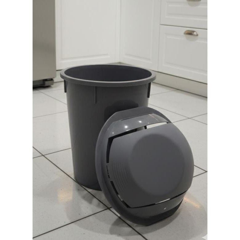 UFO 22 Litre Swing Dustbin – Durable Plastic Waste Bin 32.5x46.5 cm, Gray Color, for Home & Office Use - Al Kabayel Discount CentreUFO 22 Litre Swing Dustbin – Durable Plastic Waste Bin 32.5x46.5 cm, Gray Color, for Home & Office UseTrash CanUFOAl Kabayel Discount Centre