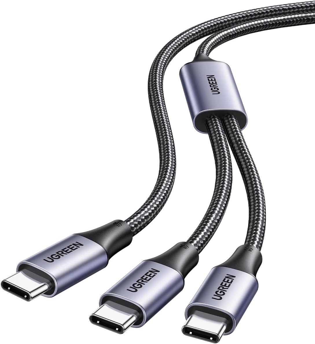 UGREEN 2 - in - 1 Universal PD Fast Charging Cable, 100W Max Power Output, 2 - Port Fast Charging, High Density Braiding, US561 - Al Kabayel Discount CentreUGREEN 2 - in - 1 Universal PD Fast Charging Cable, 100W Max Power Output, 2 - Port Fast Charging, High Density Braiding, US561Cords & AdaptersUGREENAl Kabayel Discount Centre