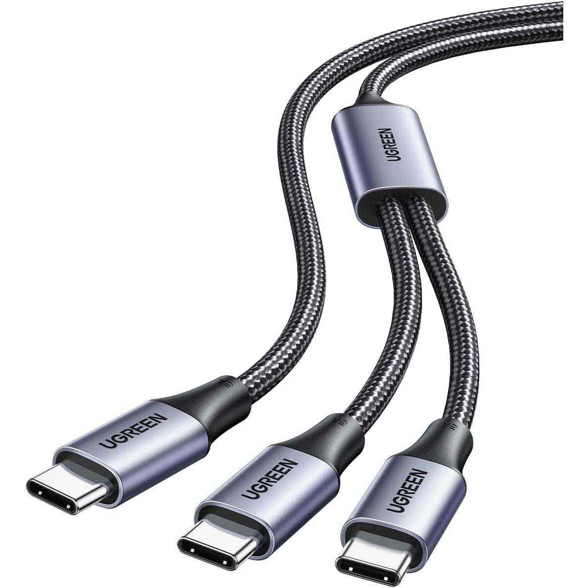UGREEN 2 - in - 1 Universal PD Fast Charging Cable, 100W Max Power Output, 2 - Port Fast Charging, High Density Braiding, US561 - Al Kabayel Discount CentreUGREEN 2 - in - 1 Universal PD Fast Charging Cable, 100W Max Power Output, 2 - Port Fast Charging, High Density Braiding, US561Cords & AdaptersUGREENAl Kabayel Discount Centre