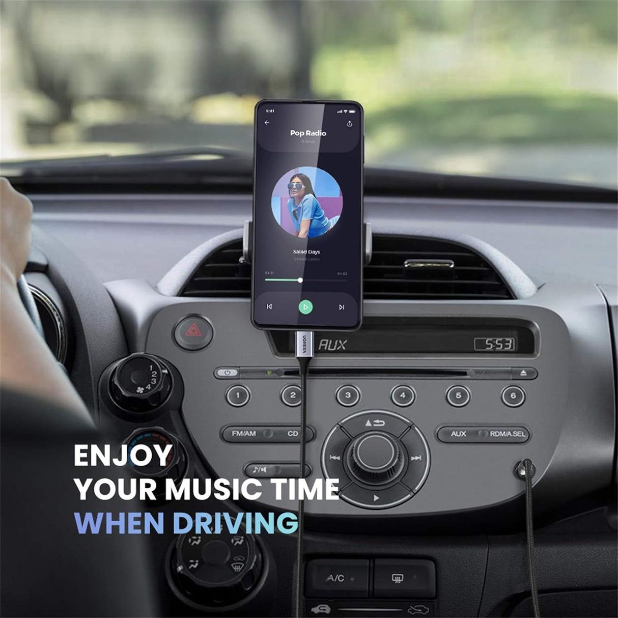 UGREEN Round USB - C Audio Cable 1 Meter, 3.5mm M/M Aluminum Shell, Deep Grey - AV143 - Al Kabayel Discount CentreUGREEN Round USB - C Audio Cable 1 Meter, 3.5mm M/M Aluminum Shell, Deep Grey - AV143Cords & AdaptersUGREENAl Kabayel Discount Centre