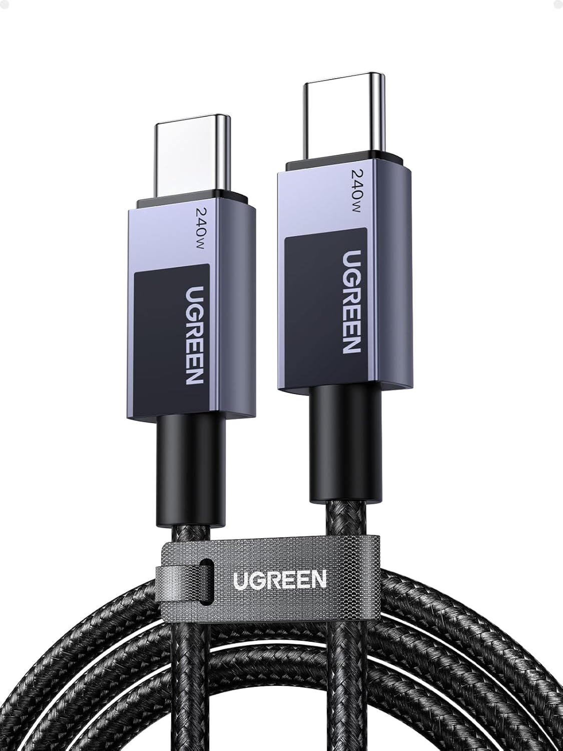 UGREEN USB - C to USB - C PD Fast Charging Cable 1 Meter, Charging & Data Sync, 240W Max Power, Space Grey - L513 - Al Kabayel Discount CentreUGREEN USB - C to USB - C PD Fast Charging Cable 1 Meter, Charging & Data Sync, 240W Max Power, Space Grey - L513Cords & AdaptersUGREENAl Kabayel Discount Centre