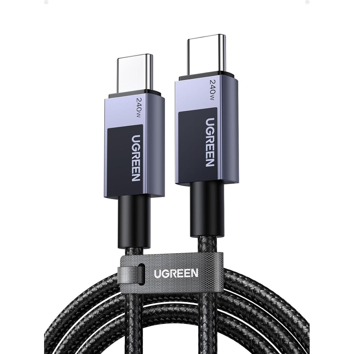 UGREEN USB - C to USB - C PD Fast Charging Cable 1 Meter, Charging & Data Sync, 240W Max Power, Space Grey - L513 - Al Kabayel Discount CentreUGREEN USB - C to USB - C PD Fast Charging Cable 1 Meter, Charging & Data Sync, 240W Max Power, Space Grey - L513Cords & AdaptersUGREENAl Kabayel Discount Centre
