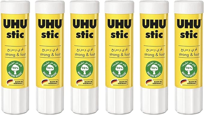 UHU Glue Stick 6*21g - Al Kabayel Discount CentreUHU Glue Stick 6*21gGlueUHUAl Kabayel Discount Centre