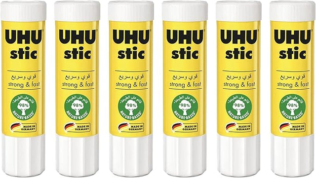 UHU Glue Stick 6*21g - Al Kabayel Discount CentreUHU Glue Stick 6*21gGlueUHUAl Kabayel Discount Centre
