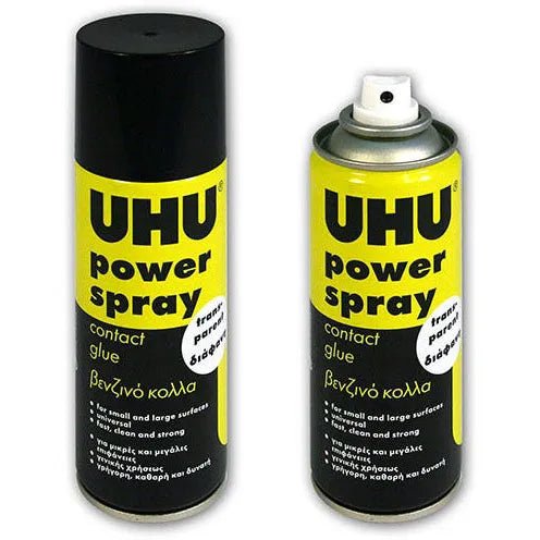 UHU Power Spray Adhesive, Universal Contact Glue, Aerosol Can, 200 Ml, - Al Kabayel Discount CentreUHU Power Spray Adhesive, Universal Contact Glue, Aerosol Can, 200 Ml,GlueUHUAl Kabayel Discount Centre