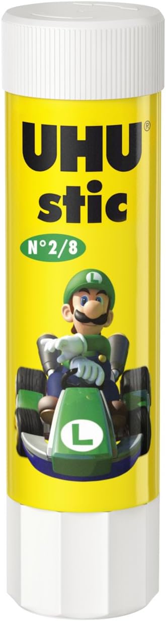 UHU Stic Mario Kart Collector Box - Solvent - Free Glue Sticks, White, Mario Kart 8.2g Stics Pack of 8 - Al Kabayel Discount CentreUHU Stic Mario Kart Collector Box - Solvent - Free Glue Sticks, White, Mario Kart 8.2g Stics Pack of 8GlueUHUAl Kabayel Discount Centre