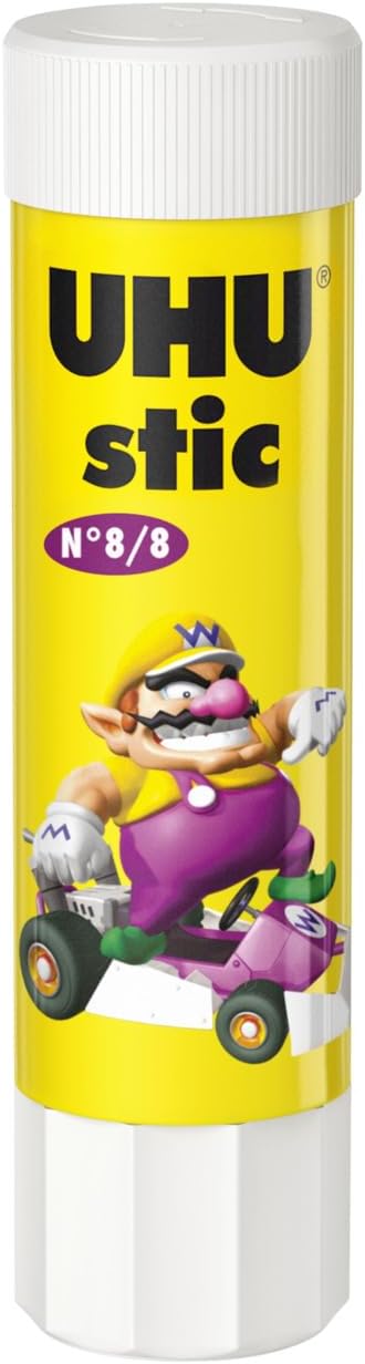 UHU Stic Mario Kart Collector Box - Solvent - Free Glue Sticks, White, Mario Kart 8.2g Stics Pack of 8 - Al Kabayel Discount CentreUHU Stic Mario Kart Collector Box - Solvent - Free Glue Sticks, White, Mario Kart 8.2g Stics Pack of 8GlueUHUAl Kabayel Discount Centre