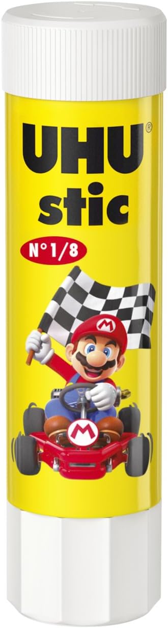 UHU Stic Mario Kart Collector Box - Solvent - Free Glue Sticks, White, Mario Kart 8.2g Stics Pack of 8 - Al Kabayel Discount CentreUHU Stic Mario Kart Collector Box - Solvent - Free Glue Sticks, White, Mario Kart 8.2g Stics Pack of 8GlueUHUAl Kabayel Discount Centre
