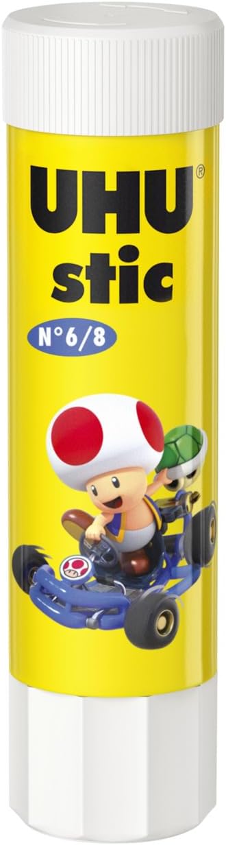 UHU Stic Mario Kart Collector Box - Solvent - Free Glue Sticks, White, Mario Kart 8.2g Stics Pack of 8 - Al Kabayel Discount CentreUHU Stic Mario Kart Collector Box - Solvent - Free Glue Sticks, White, Mario Kart 8.2g Stics Pack of 8GlueUHUAl Kabayel Discount Centre