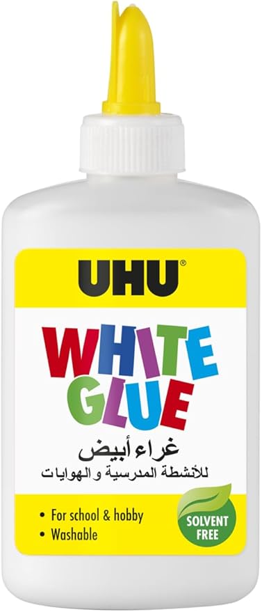 UHU White Glue 122 ml, the solvent - free crafts glue for creative fun - Al Kabayel Discount CentreUHU White Glue 122 ml, the solvent - free crafts glue for creative funGlueUHUAl Kabayel Discount Centre