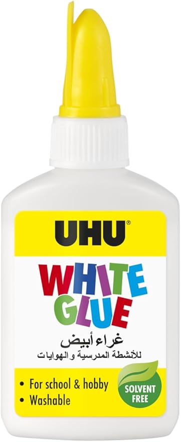 UHU White Glue 39 ml, the solvent - free crafts glue for creative fun - Al Kabayel Discount CentreUHU White Glue 39 ml, the solvent - free crafts glue for creative funGlueUHUAl Kabayel Discount Centre