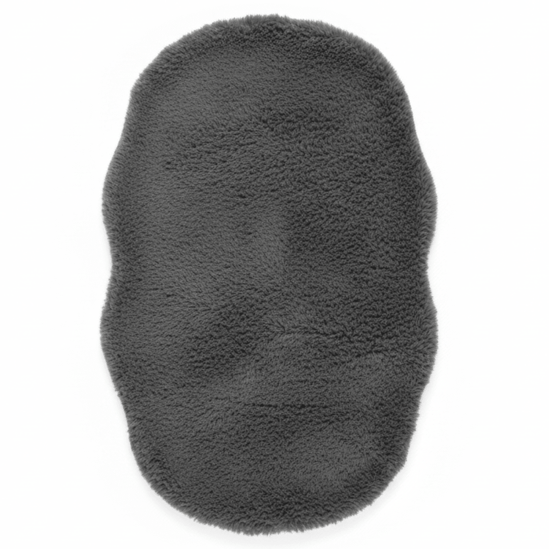 Ultra-Soft Oval Plush Floor Mat | Fluffy Shaggy Rug for Bedroom, Bathroom & Living Room | Non-Slip Faux Fur Carpet | 58×88 cm | - Al Kabayel Discount CentreUltra-Soft Oval Plush Floor Mat | Fluffy Shaggy Rug for Bedroom, Bathroom & Living Room | Non-Slip Faux Fur Carpet | 58×88 cm |DoormatsAKDCAl Kabayel Discount Centre