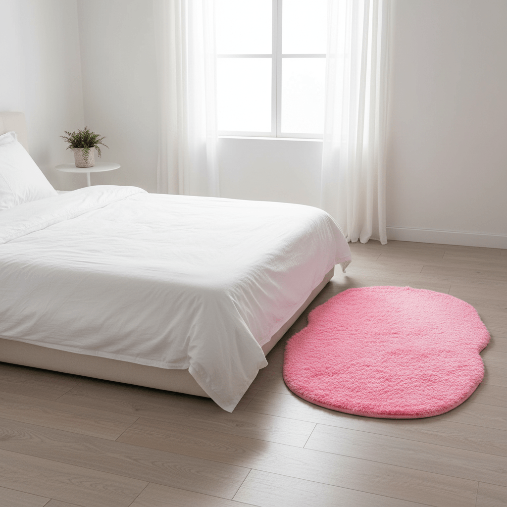 Ultra-Soft Oval Plush Floor Mat | Fluffy Shaggy Rug for Bedroom, Bathroom & Living Room | Non-Slip Faux Fur Carpet | 58×88 cm | - Al Kabayel Discount CentreUltra-Soft Oval Plush Floor Mat | Fluffy Shaggy Rug for Bedroom, Bathroom & Living Room | Non-Slip Faux Fur Carpet | 58×88 cm |DoormatsAKDCAl Kabayel Discount Centre
