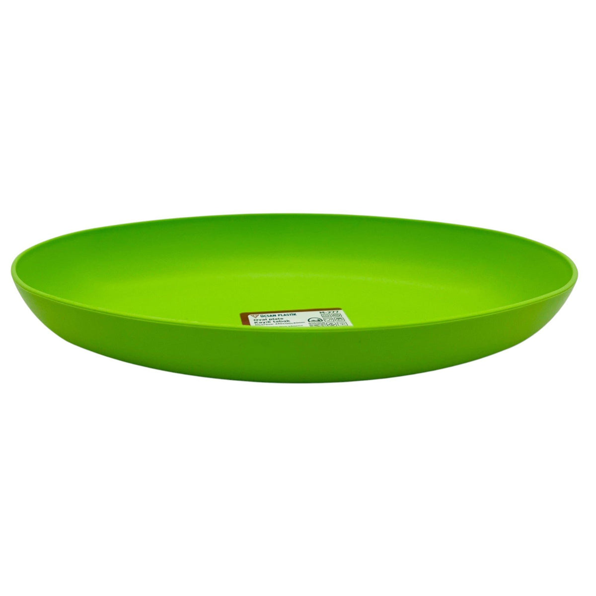 Uscan Plastic Oval Plate 240mm*150mm*40mm, Green - Al Kabayel Discount CentreUscan Plastic Oval Plate 240mm*150mm*40mm, GreenPlatesUSCANAl Kabayel Discount Centre