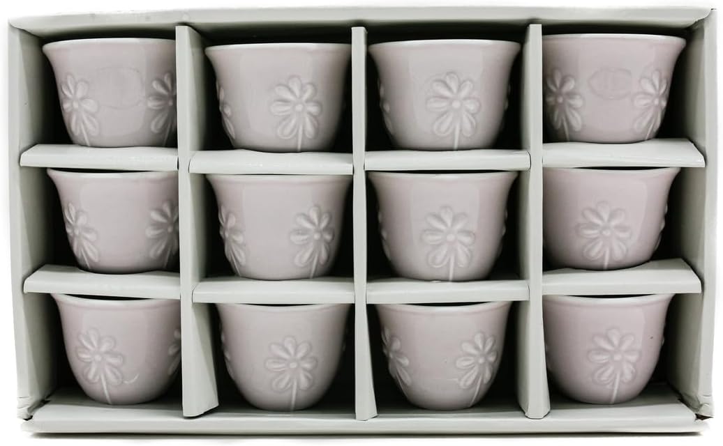 Velvet Ceramic 50ML Cawa Cup 12Pcs - Light Pink - Al Kabayel Discount CentreVelvet Ceramic 50ML Cawa Cup 12Pcs - Light PinkTea CupsVELVETAl Kabayel Discount Centre