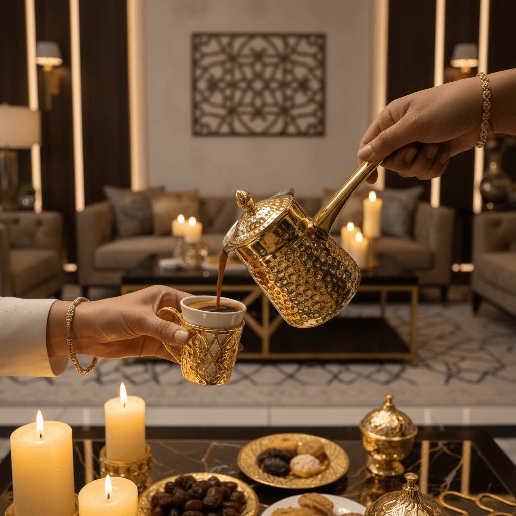 Velvet Golden Hammered Stainless Steel Arabic Coffee Warmer — 350ml - Al Kabayel Discount CentreVelvet Golden Hammered Stainless Steel Arabic Coffee Warmer — 350mlTea/Coffee PotsVELVETAl Kabayel Discount Centre
