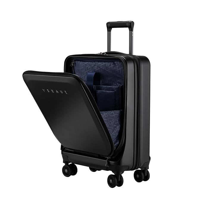 Verage 19" Trolley Bag – Lightweight & Compact Cabin Luggage Black - Al Kabayel Discount CentreVerage 19" Trolley Bag – Lightweight & Compact Cabin Luggage BlackCabin LuggageSONADAAl Kabayel Discount Centre
