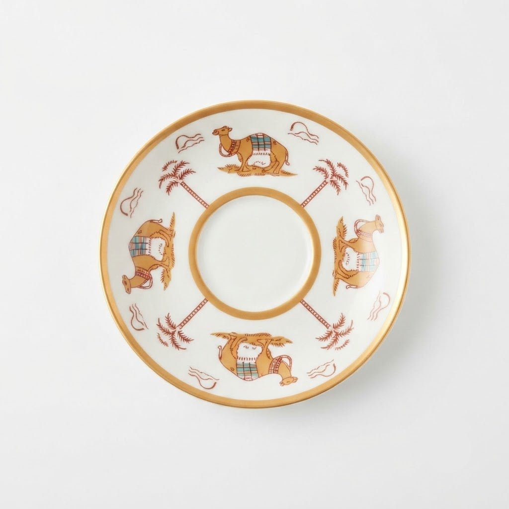 Verucci White Ceramic Mug & Saucer Set Camel Desert Motif - 300ml - Al Kabayel Discount CentreVerucci White Ceramic Mug & Saucer Set Camel Desert Motif - 300mlMugsVERUCCIAl Kabayel Discount Centre
