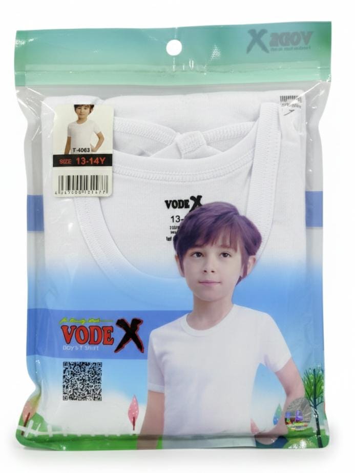 Vodex Boys Cotton T-Shirt with Half Pant Clothing Set, All - Day Comfort, White Color, Boys Outfit, 13–14 Years - Al Kabayel Discount CentreVodex Boys Cotton T-Shirt with Half Pant Clothing Set, All - Day Comfort, White Color, Boys Outfit, 13–14 YearsBoys's/Kid's UnderwearsVODEXAl Kabayel Discount Centre