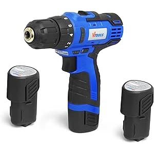 Vtools 12V Cordless Drill Driver Kit, 400 - 1400 RPM, Dual Speed with 2 Lithium - Ion Batteries 1.5 Ah, Powerful 28NM Torque, 10mm Chuck for Efficient Drilling & Fastening, 2 Years Warranty - VT1202 - BMC - Al Kabayel Discount CentreVtools 12V Cordless Drill Driver Kit, 400 - 1400 RPM, Dual Speed with 2 Lithium - Ion Batteries 1.5 Ah, Powerful 28NM Torque, 10mm Chuck for Efficient Drilling & Fastening, 2 Years Warranty - VT1202 - BMCToolsVTOOLSAl Kabayel Discount Centre